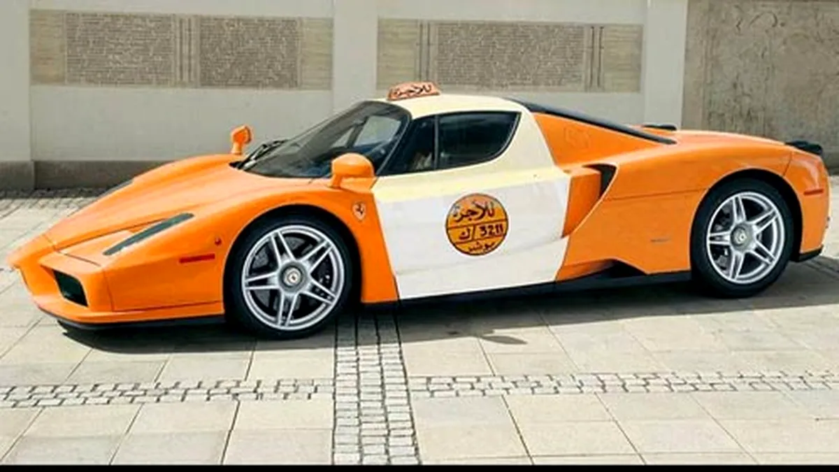Ferrari Enzo taxi - există la arabi!