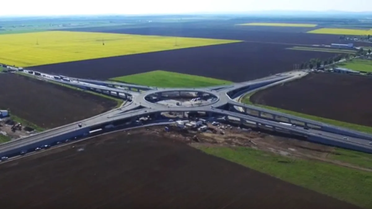 Oraşul din România unde se va construi încă un sens giratoriu suspendat [VIDEO]