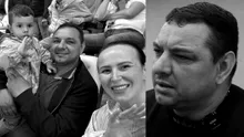 „Scoală-te tată, că nu mai pot...” Strigăte de jale la căpătâiul fiului lui Ionel Ganea, înainte ca micuțul să fie dus la groapă! Fostul fotbalist urlă de durere și nu se dezlipește de lângă sicriu