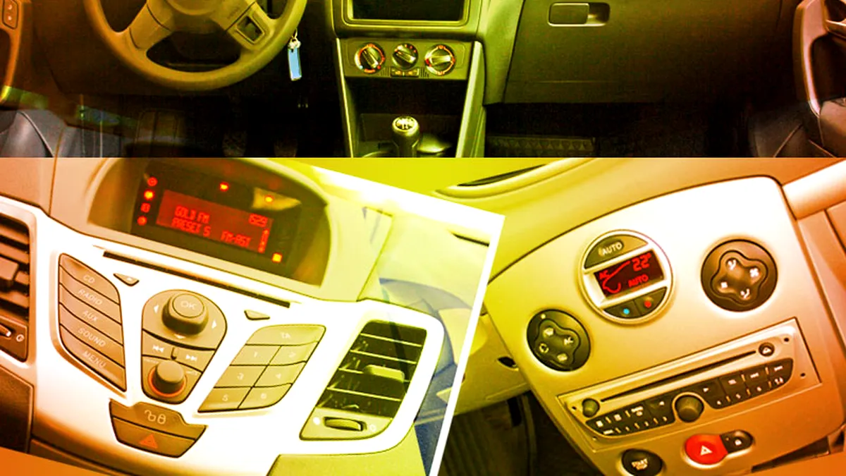 VW Polo vs Renault Clio vs Ford Fiesta - Interiorul (II)