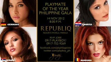 Irina Georgescu concurează la titlul de Playmate of the Year pentru Playboy Filipine