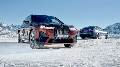 BMW iX şi BMW i4 au fost testate la mare altitudine, pe zăpadă şi gheaţă - VIDEO