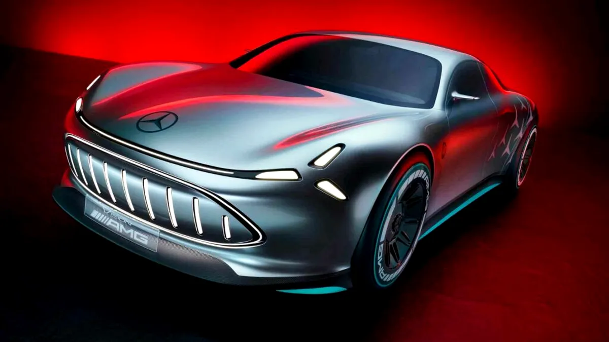 Mercedes-Benz prezintă noul concept Vision AMG, care prefigurează un model electric de performanță