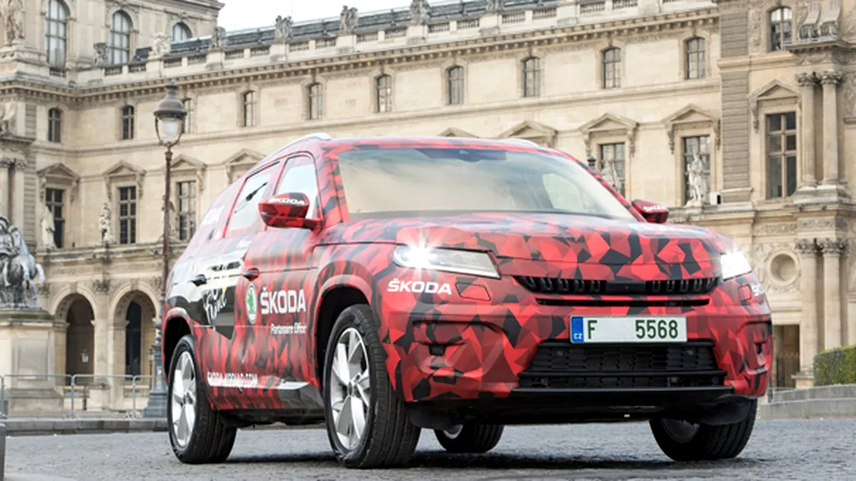 Noul SUV Skoda a apărut în timpul Turului Franţei - GALERIE FOTO
