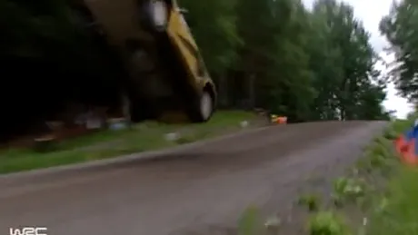 WRC - Fază spectaculoasă în Finlanda