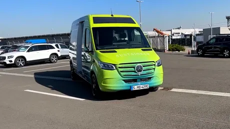 Mercedes-Benz Sustaineer este un van electric care purifică aerul - VIDEO