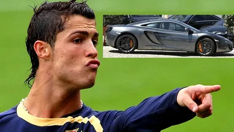 Ronaldo e fan maşini britanice: şi-a luat McLaren MP4-12C. Nu-i mai plac italiencele?...