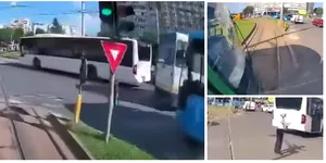 Video | Accident între două tramvaie în București din cauza polițistului care dirija traficul? Cine e vinovat, de fapt