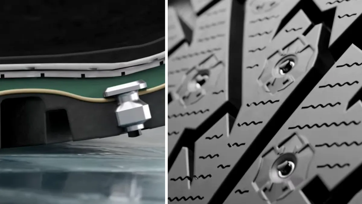 Video / Prima anvelopă cu crampoane care își adaptează automat aderența la temperatură