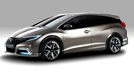 Honda Civic Tourer Concept prefigurează breakul compact derivat din Civic