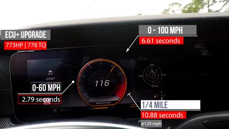 0-100 km/h imperceptibil. Mercedes rapid ca un Bugatti Chiron 