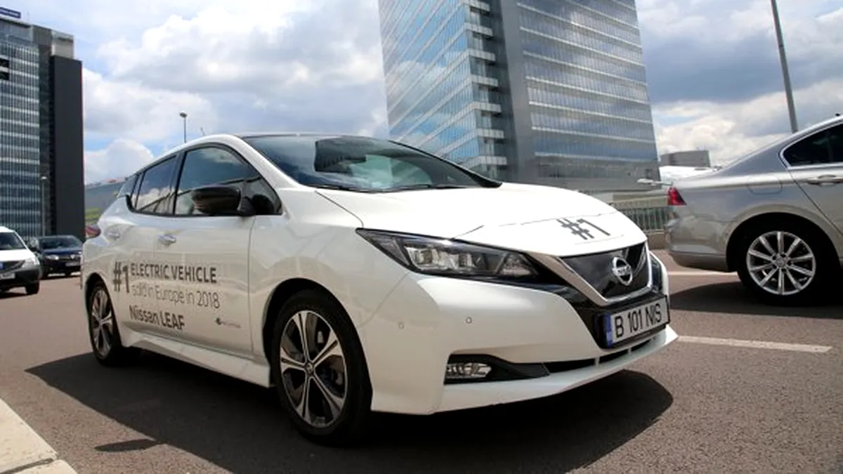 Test drive cu Nissan Leaf, cea mai vândută maşină electrică din România - GALERIE FOTO