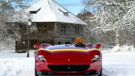 Un Ferrari Monza SP1 cu doar 25 de kilometri la bord va fi scos la licitație în mai 2023