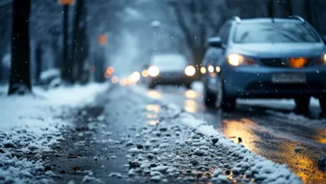 Accidente grave și tamponări din cauza poleiului și ceții. Zonele cu risc major și recomandări pentru șoferi