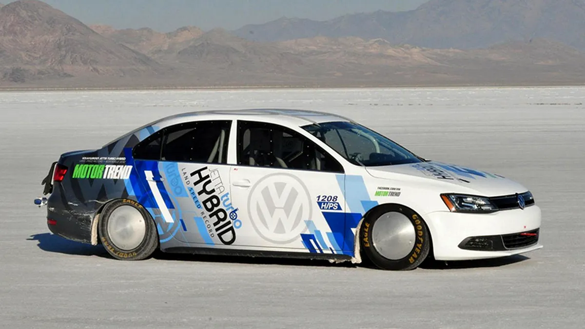 Record mondial de viteză cu VW Jetta Hybrid