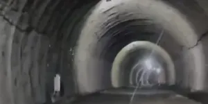 Imagini fabuloase din tunelul Robești de pe autostrada Sibiu – Pitești. Cum se vede din mașină prima traversare integrală
