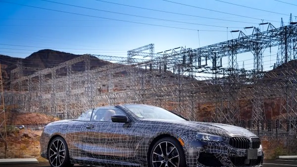 Prototipul BMW Seria 8 Cabriolet este testat în condiţii extreme - FOTO