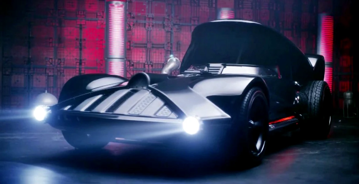 Maşina lui Darth Vader ne face să ne dorim mai multe Hot Wheels la scară 1:1