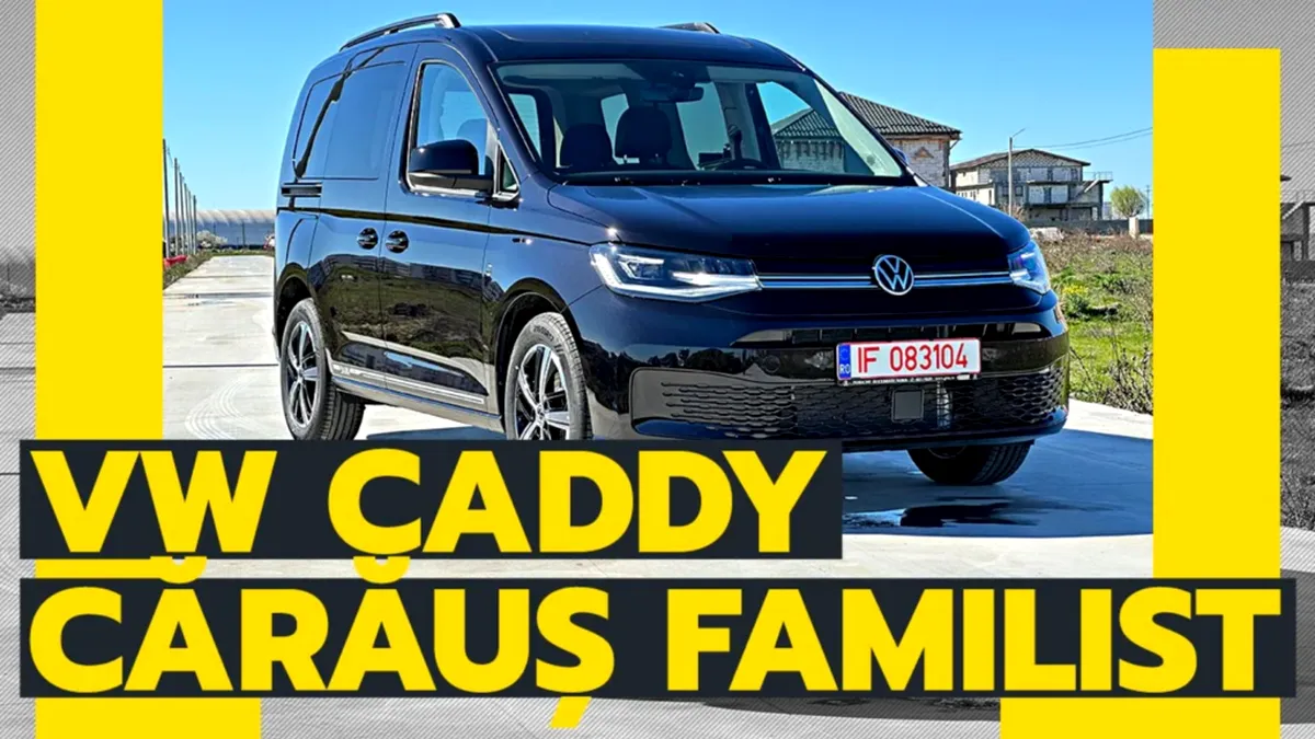Volkswagen Caddy: cărăușul ideal pentru familie - Prezentare Video