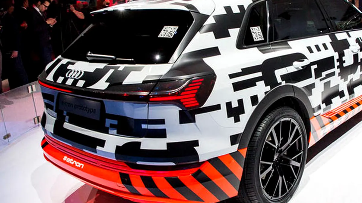 SUV-ul electric Audi E-tron va intra în producţie în cursul acestui an. Poate fi rezervat pentru 1200 de EURO 