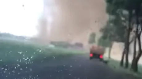 Un şofer a filmat iadul de pe o şosea din Germania - VIDEO