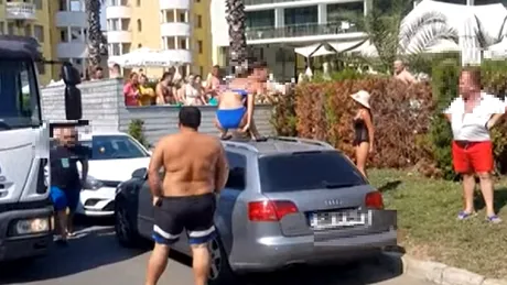 Niște români au protestat pentru a nu le fi ridicată mașina parcată ilegal în Bulgaria - VIDEO