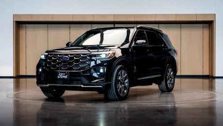 Foto | Cum arată SUV-ul Ford Explorer produs special pentru Papa Leon? Suveranul pontif a crescut la 10 km de fabrica Ford