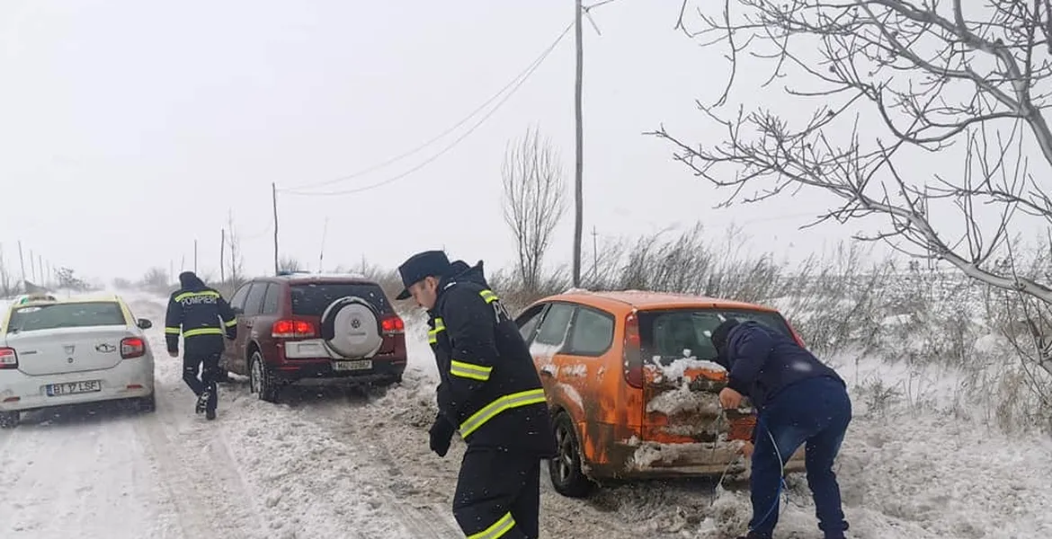 Alertă meteo: Cod Galben de viscol și ninsori în 26 de județe