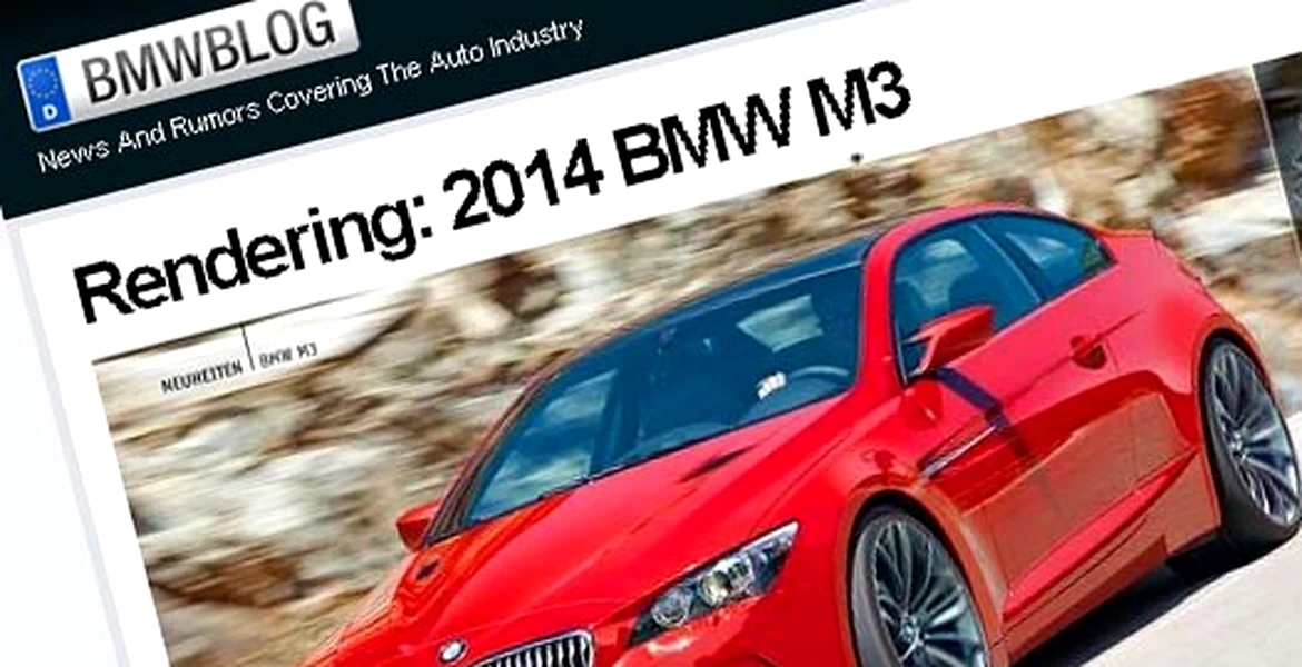 Schiţe cu viitorul BMW M3