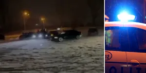 19 șoferi au rămas fără permis după ce au făcut drift pe zăpadă în București. Amenzi de 63.400 lei într-o singură noapte