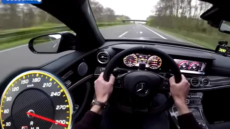 0-300 kmh cu E63 cât ai zice AMG (VIDEO)