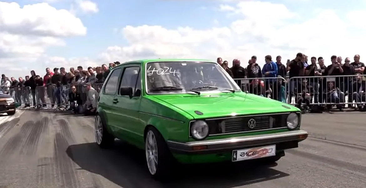 Aşa sună un Volkswagen Golf Mk1 de poveste – VIDEO