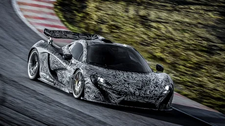 McLaren P1, testat pe circuit. VIDEO