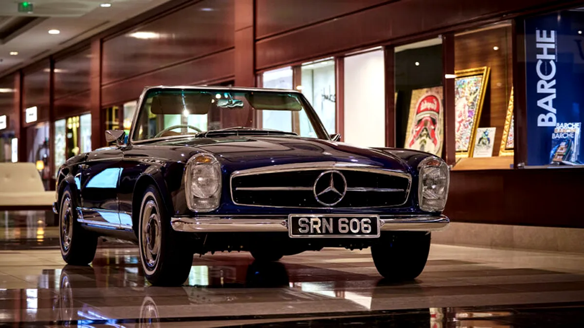 Sacrilegiu sau o salvare pentru mașinile clasice? Un Mercedes-Benz SL „Pagoda” dispune acum de propulsie complet electrică - GALERIE FOTO