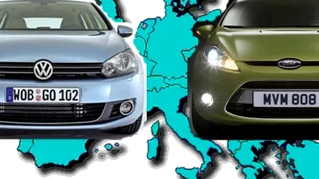TOP 10 vânzări maşini noi Europa - septembrie 2010
