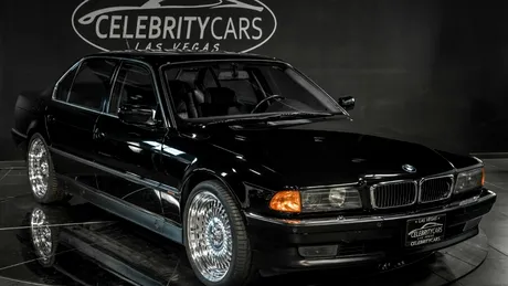 Poți cumpăra BMW-ul Seria 7 care i-a aparținut de Tupac Shakur, însă prețul este uriaș