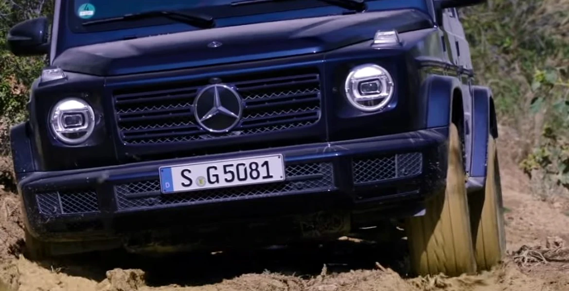 Lux, rafinament şi versatilitate. Cum se conduce Mercedes-Benz G-Class 2019 prin noroi – VIDEO