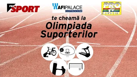 Dana Rogoz şi Dan Cruceru se întrec la OLIMPIADA SUPORTERILOR