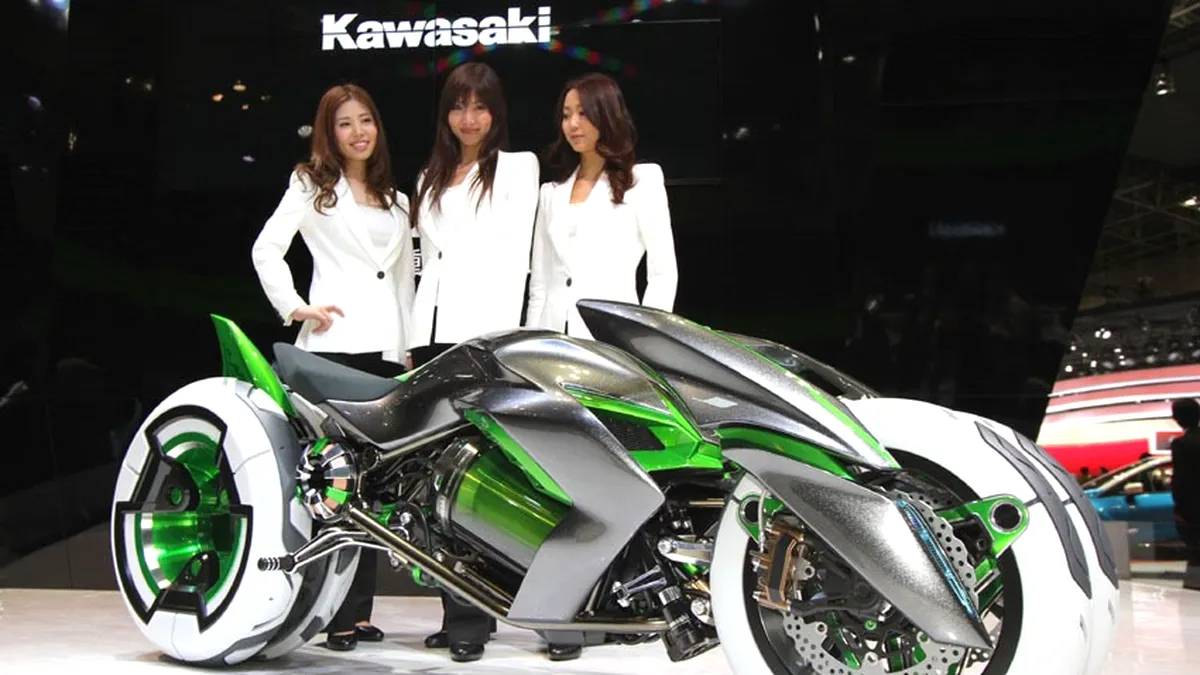 Kawasaki prezintă la Tokyo motocicleta care se transformă