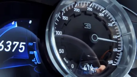 Un Bugatti Chiron Sport atinge viteza maximă de 420 km/h - VIDEO
