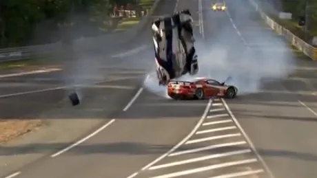 Cele mai spectaculoase accidente de la Le Mans 2012