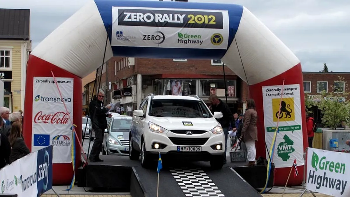 Locul 4 ocupat de Hyundai ix35 FCEV la Zero Rally