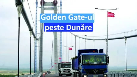 CNAIR: Au început testele de rezistență pe podul peste Dunăre de la Brăila - VIDEO