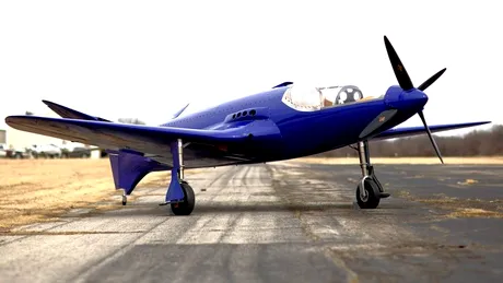 Cineva a recreat singurul avion Bugatti 100P din istorie şi a zburat cu el pentru prima dată