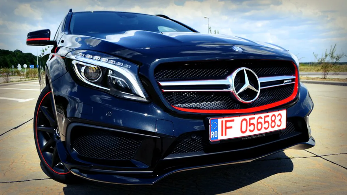 TEST în România: Mercedes-Benz GLA 45 AMG. Mr. Boombastic