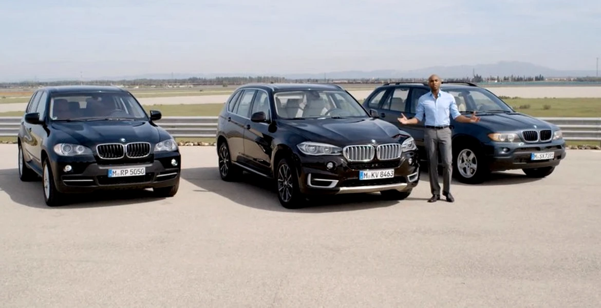 VIDEO-comparaţie între cele trei generaţii de BMW X5