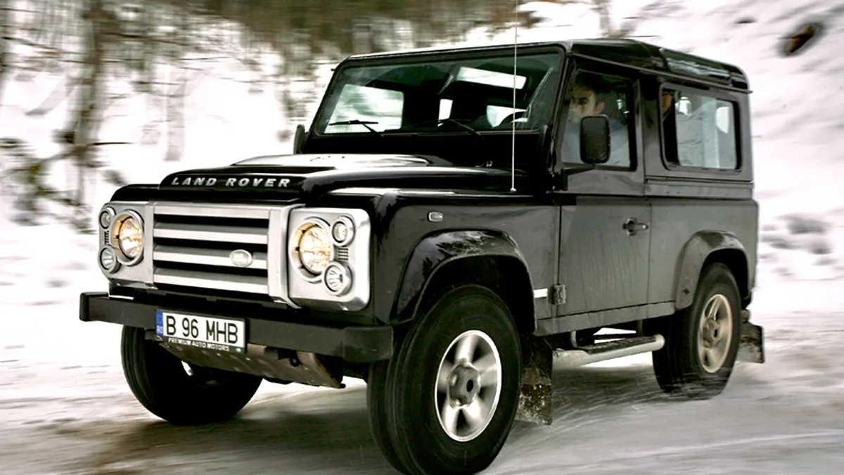 LR Defender SVX 90 - test in RO