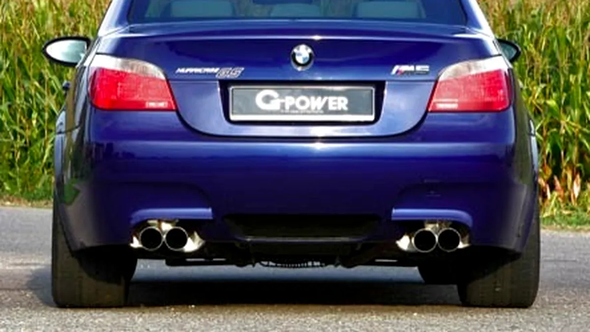 Cea mai rapidă maşină pe GPL este un... BMW M5 G-Power