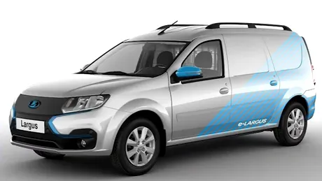 Rușii lansează „Loganul electric”. A început producția unui lot experimental de Lada e-Largus