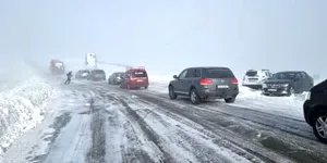 Video – Transalpina se închide din cauza ninsorilor. Circulația este interzisă pe sectorul Rânca – Obârșia Lotrului